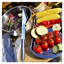 Grilovací souprava nerez 8 ks+pouzdro