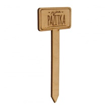 Zápich dřevo do květináče Pažitka