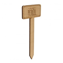 Zápich dřevo do květináče Petržel