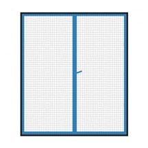 Síť proti hmyzu okno 2x 130x150 cm černá