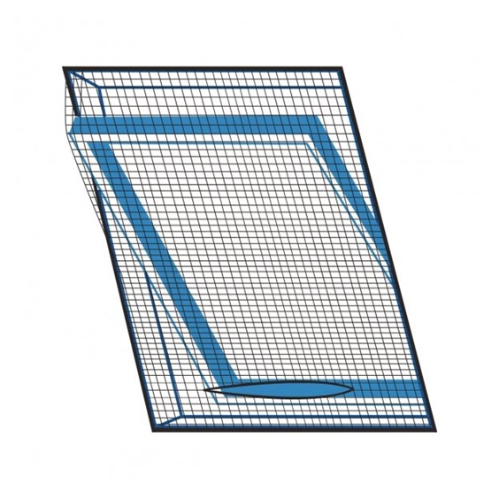 Síť proti hmyzu střešní okno 120x140 cm černá
