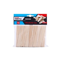 Klínek montážní dřevěný 100x25x16-1mm 14ks 37201