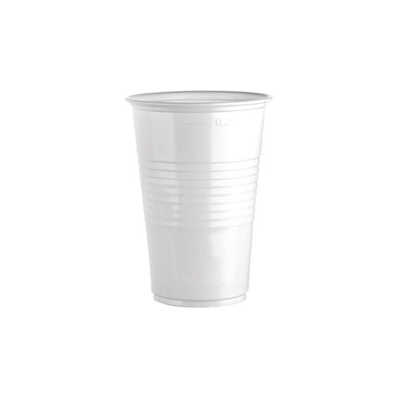 Kelímek nápojový 0,2L bílý bal 10ks