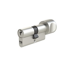 Vložka FAB 3.02/BDKvNs 50+50 5klíčů  TB3 Nikl matný    /půměr 30mm/