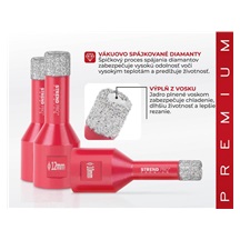 Sada vyrezávačů DCB11S2, 6-8-10-12 mm, M14, diamant,