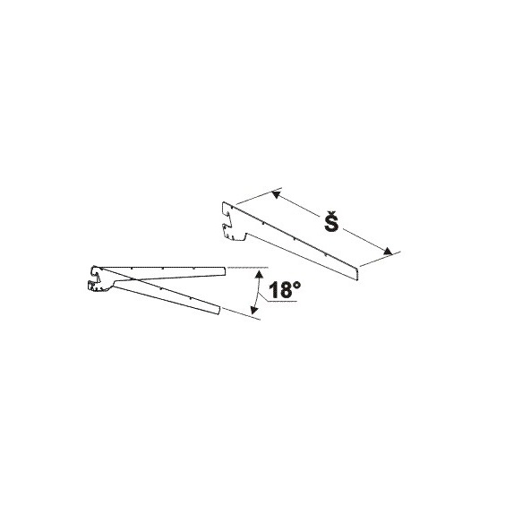 Konzola nízká 300mm