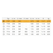 Žebřík jednoduchý 7107 AL 200cm/HOBBY/1x7 příček