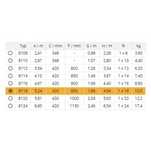 Žebřík jednoduchý 8118 AL 524cm/PROFI/1x18 příček