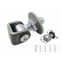 Závěs seřizovací podložka/matice M16 nosnost 30kg