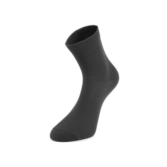 Ponožky bavlna černé CXS VERDE velik. 45