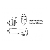 Pinzeta štípací nerezová  115  92 11 01     KNIPEX