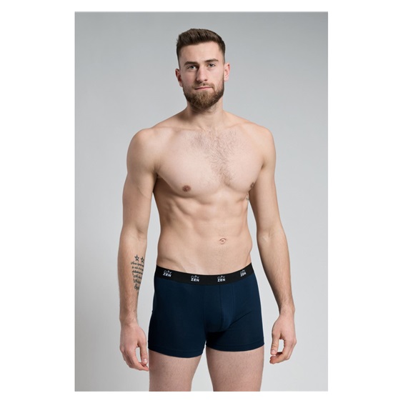 Boxerky CityZen antibakteriální pánské navy+modré XL