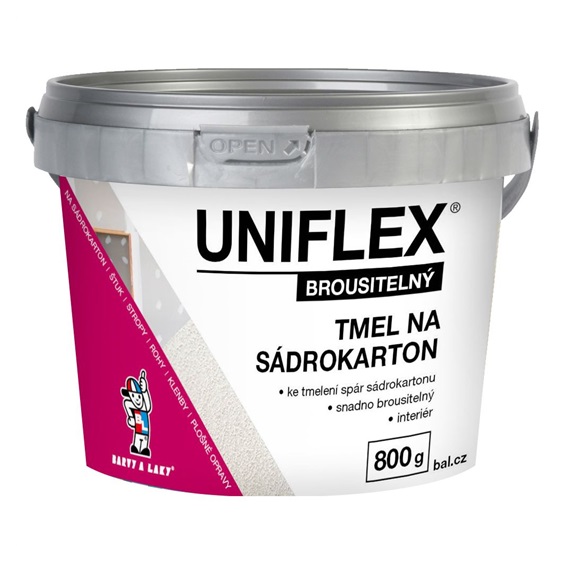 Tme Uniflex tmel na sádrokarton brousitelný, 800 g
