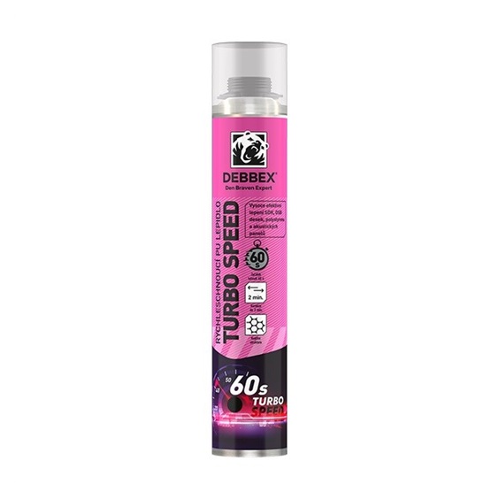 Lepidlo rychleschnoucí pist. PU TURBO SPEED  750ml Debbex