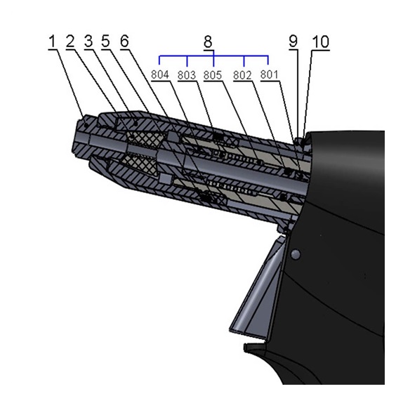 Nástavec pro nýt 6,4mm  D-1300165