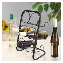 Stojan na víno uhl. ocel RADKA 6 pozic