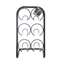 Stojan na víno uhl. ocel RADKA 6 pozic