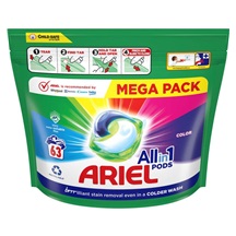 Ariel kapsle na praní All-in-1 Color, 63 praní