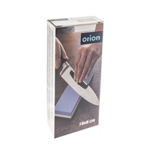 Kámen brusný korund+podložka+úchyt na nože