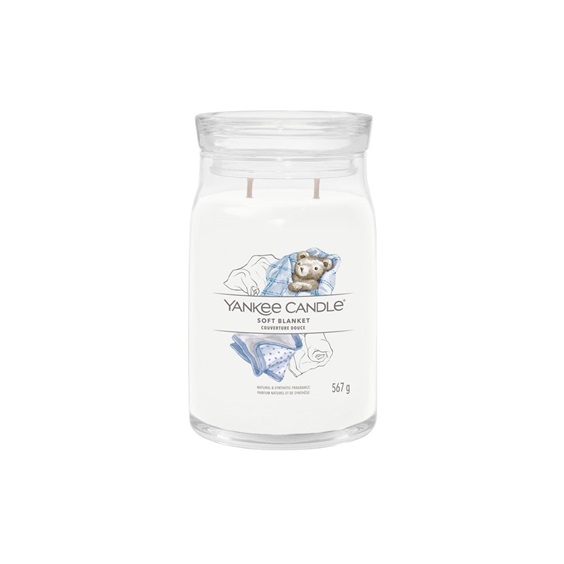 Svíčka YANKEE CANDLE SOFT BLANKET SIGNATURE Velká