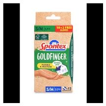 Spontex Godfinger jednorázové rukavice 12ks (S/M)