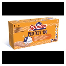 Spontex Protect jednorázové rukavice vel. S, 100 ks