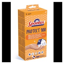 Spontex Protect jednorázové rukavice vel. L, 100 ks