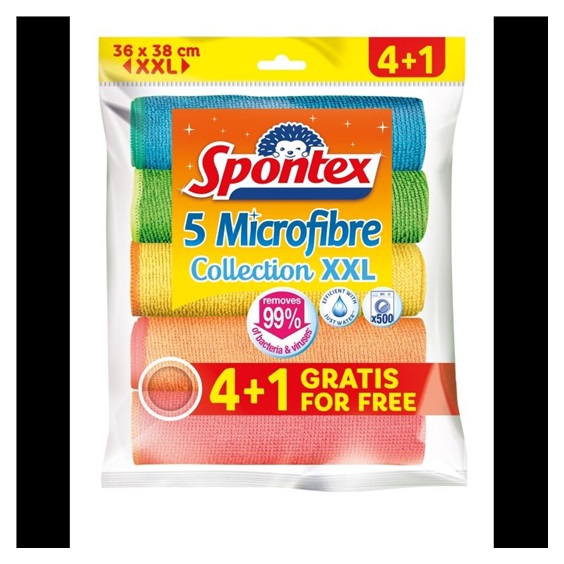 Spontex utěrka z mikrovlákna XXL 4+1