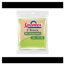 Spontex Natura houbová utěrka 3ks