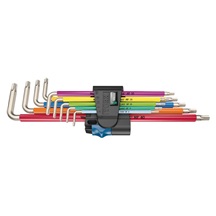 Sada zástrčných klíčů TORX 9dílů 3967/9 TX SXL Multicolour HF Stainless 1   022689