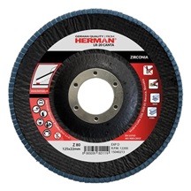 Kotouč lamelový 125x22,2 Z80 na nerez LR-20 CANTA ZIRCONIA na hrany