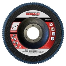 Kotouč lamelový 125x22,2 Z60 na nerez LR-30 PUNTA ZIRCONIA na rohy