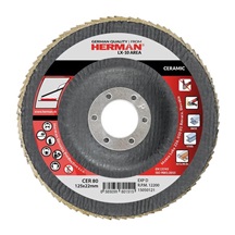 Kotouč lamelový 125x22,2 Z80 na nerez LX-10 AREA CERAMIC na plochy