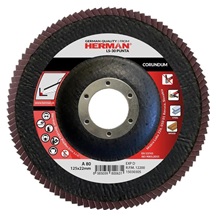 Kotouč lamelový 125x22,2 A80 na ocel LS-30 PUNTA CORUNDUM na rohy