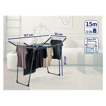 Sušák na prádlo Pegasus 150 Solid Slim BLACK