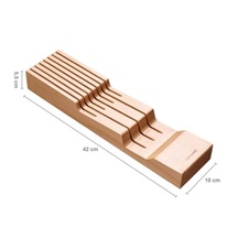 Blok dřevěný na nože do šuplíku