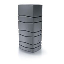 Sud na dešťovou vodu AQUA TOWER světle šedý 650l