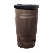 Sud na dešťovou vodu WOODCAN tm.hnědý 265l