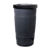 Sud na dešťovou vodu WOODCAN černý 265l