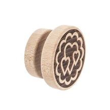 Razítko dřevo na těsto SRDCE