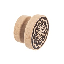 Razítko dřevo na těsto VLOČKA