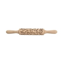 Váleček dřevo Dekor d. 16/33 cm stonky