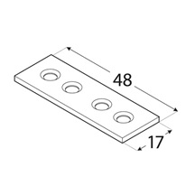 Spojka úzká 48x14x1,5 mm