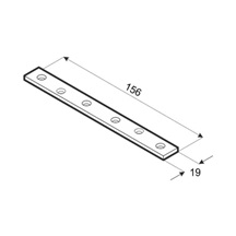 Spojka úzká 156x19x2,0 mm