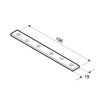 Spojka úzká 196x19x2,0 mm