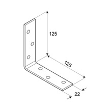 Úhelník 125x125x22x2,0 mm
