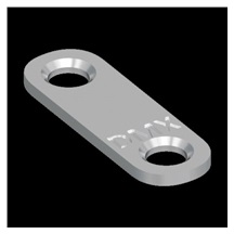 Spojka úzká 36,5x13x2,0 mm (balení 4 ks.)