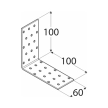 úhelník montážní 100x100x60x2,0 mm