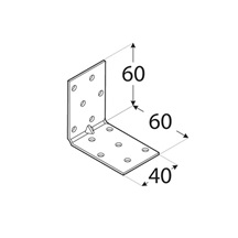 úhelník montážní s prolisem 60x60x40x1,5 mm