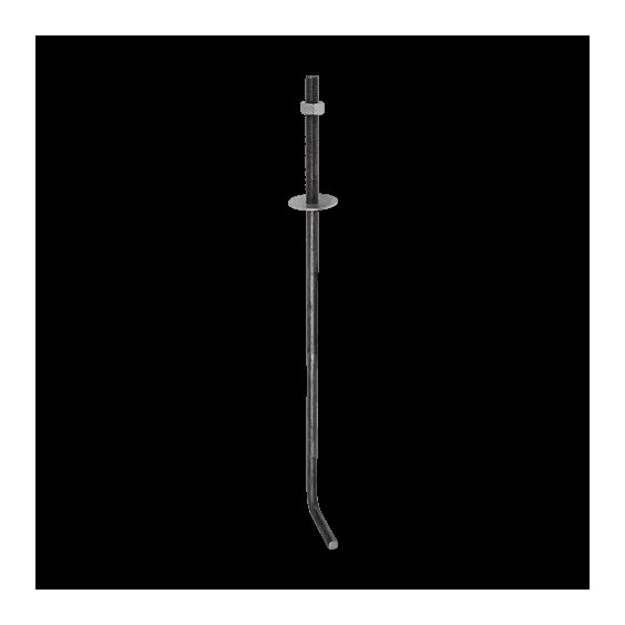 Kotva stavebni, nebarvený 450x12 mm